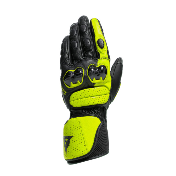 Перчатки кожаные Dainese Impeto Black/Fluo-Yellow