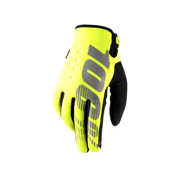 Мотоперчатки 100% Brisker Glove Fluo Yellow