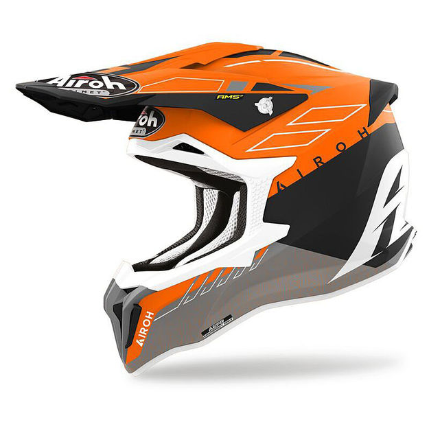 Мотошлем Airoh STRYCKER SKIN ORANGE MATT