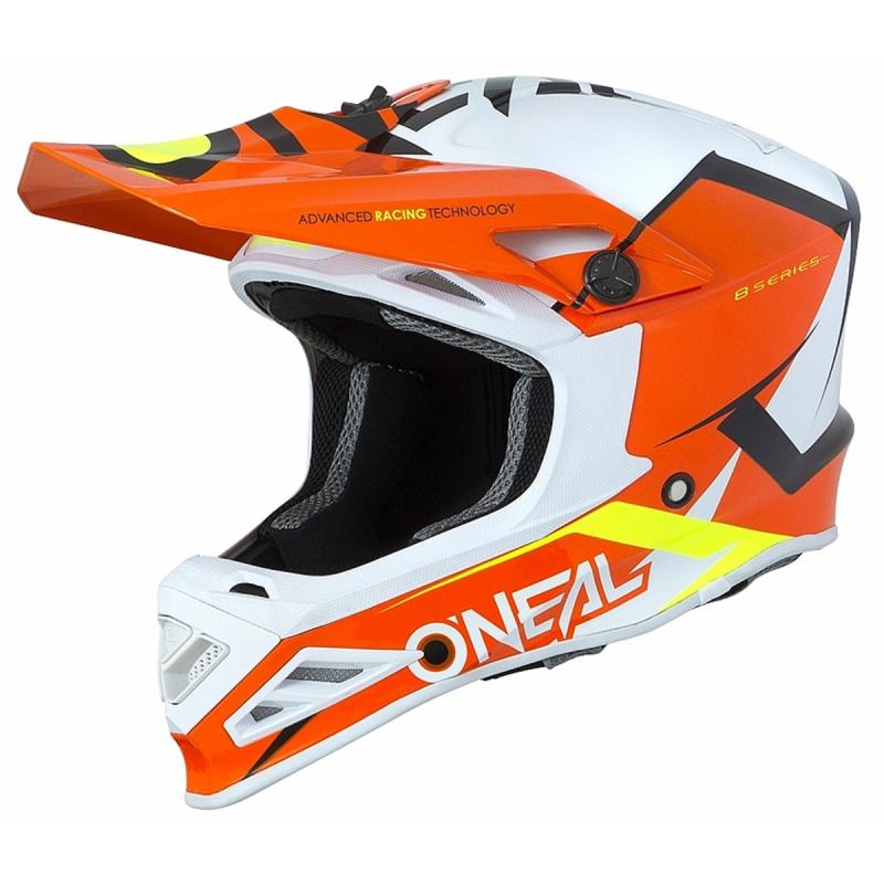 Кроссовый шлем Oneal 8series Blizzard оранжевый