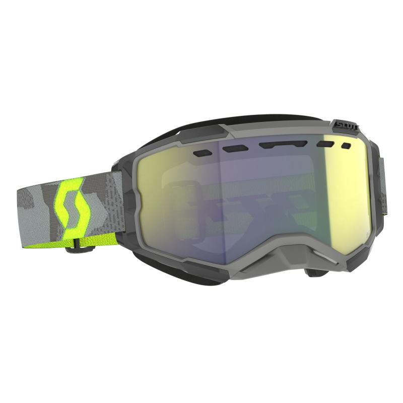 Очки SCOTT Fury Snow Cross light grey/neon yellow/enhancer yellow