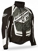 Куртка зимняя ATV/снегоход Fly Racing SNX PRO черная/белая