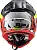 Кроссовый шлем LS2 MX437 Fast Evo Mini Crusher black red S