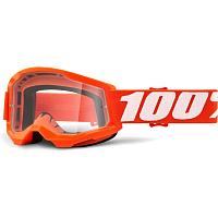 Очки подростковые 100% Strata 2 Youth Goggle Orange/Clear lens