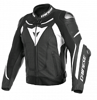 Куртка кожаная Dainese Super Speed 3 Perforated Black/white/white