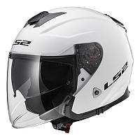 Открытый шлем LS2 OF521 Infinity Solid, белый