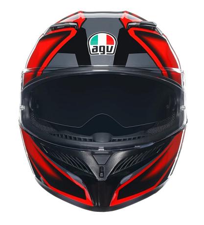 Шлем AGV K3 Compound Black/Red M