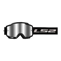 Очки кросс LS2 CHARGER Goggle с прозрачной линзой черные