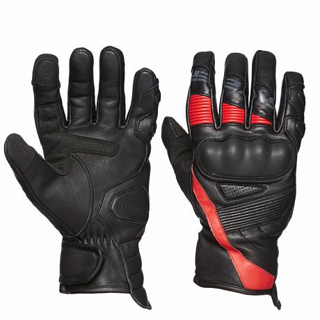 Перчатки кожаные Sweep Wolverine WP black/red XS
