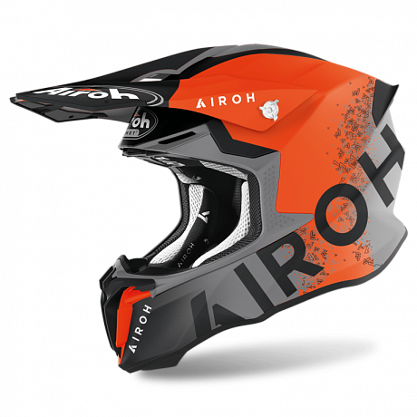 Кроссовый шлем Airoh Twist 2.0 Bit Orange Matt XS