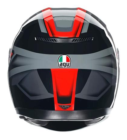 Шлем AGV K3 Compound Black/Red S