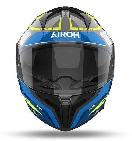 Шлем модуляр Airoh Matryx Rider Blue Gloss M