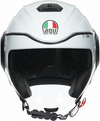 Шлем открытый AGV Orbyt Multi Block Matt Light Grey/Ebony/White