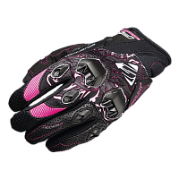 Мотоперчатки женские Five Stunt Evo Replica Flower Pink