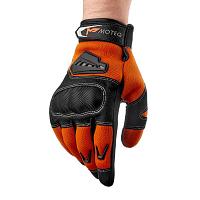Текстильные перчатки Moteq Twist 2.1, черный/оранжевый