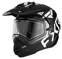 Снегоходный шлем с электоподогревом FXR Torque X Team 23 Black/White