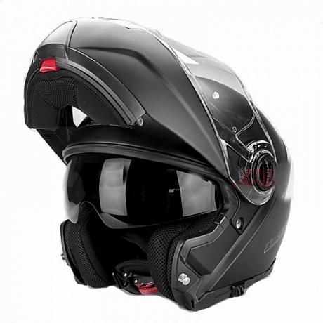LS2 Снегоходный шлем модуляр с электростеклом FF325 STROBE GLOSS MATT BLACK M