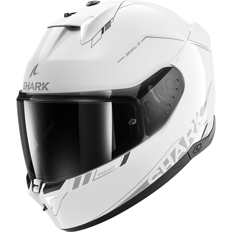 Мотошлем Shark Skwal i3 Blank SP White/Silver/Anthracite XL
