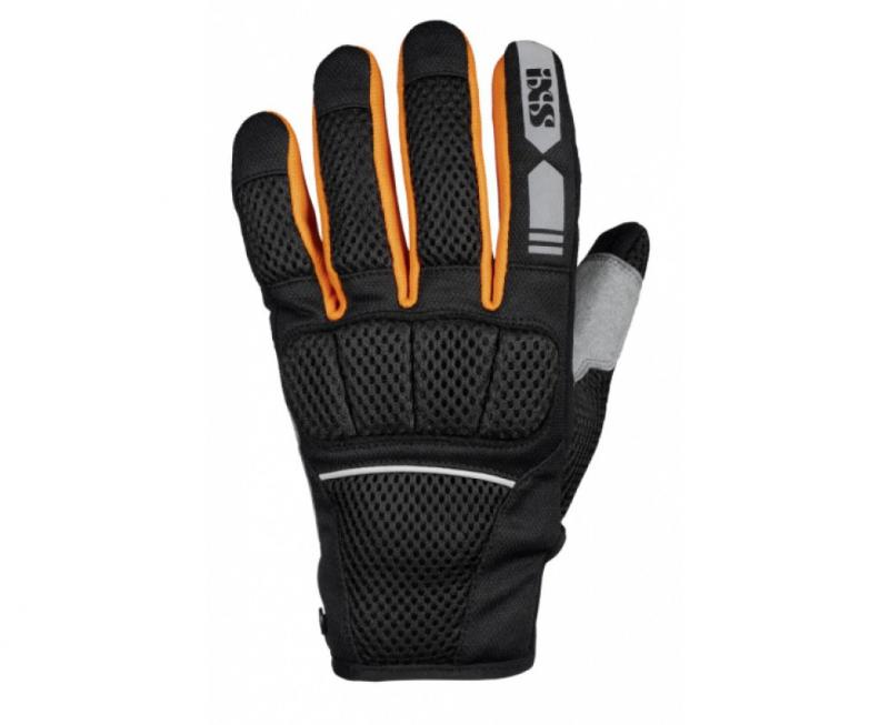 Перчатки IXS Urban Gloves Samur-Air 1.0 Черный/Серый/Оранжевый